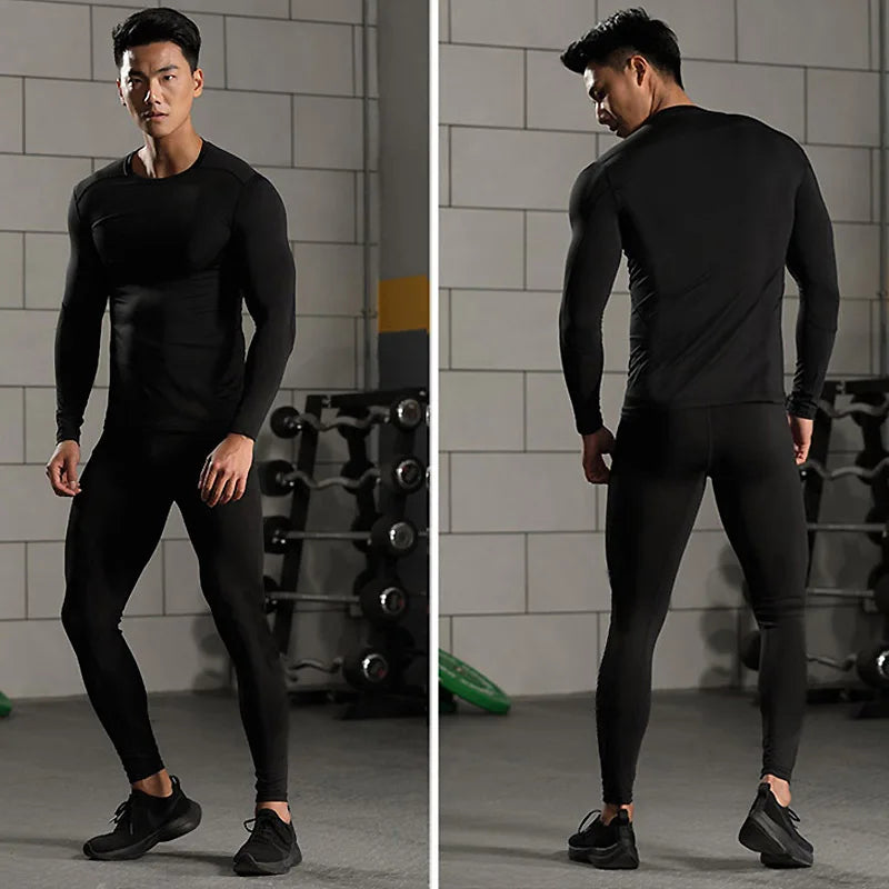 Thermal Underwear Men Warm First Layer Man Under Set Compression| Long Johns Sport 2 Sets