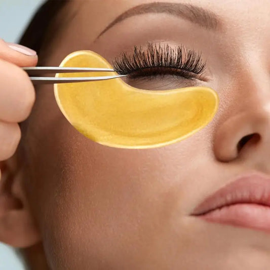 10pcs Crystal Collagen Gold Powder Eye Mask| Anti-Aging Dark Circles Acne Beauty Patches For Eye Skin Care Korean Cosmetics