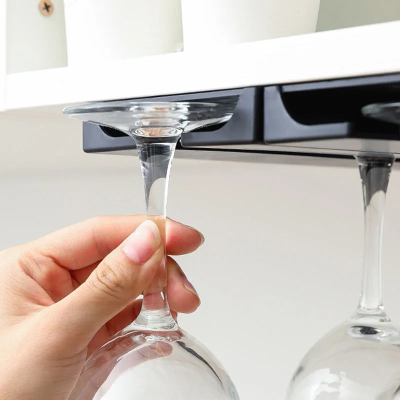 Bar Wine Glass Rack- Non-drilled Cup Holder