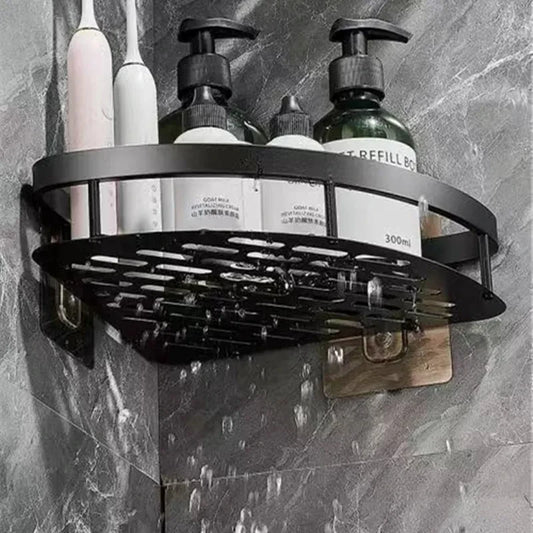 Bathroom Shelf Aluminum Shampoo Rack Makeup Storage Organizer Shower Shelf Bathroom Accessories No Drill Wall Corner Shelf