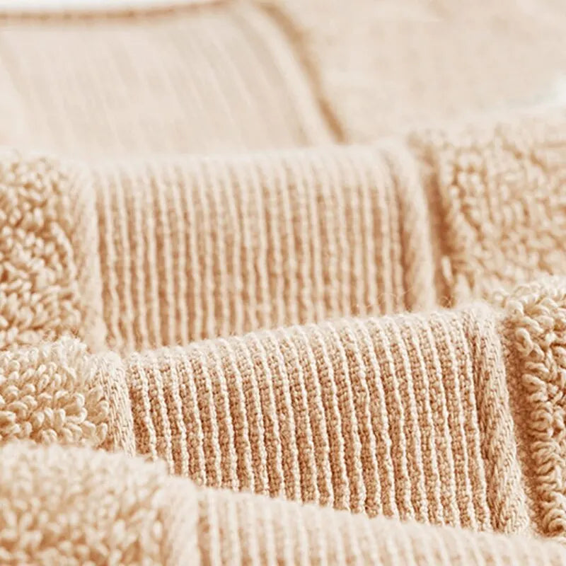 10 PCS 100% Cotton Towel Sets Shower Face Towel for Beach Hotel High Qualit and Soft 35 X 75cm