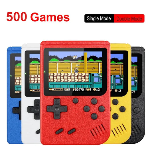 Retro Portable Mini Handheld Video Game Console 8-Bit 3.0 Inch| Color Game Player Built-in 500 games