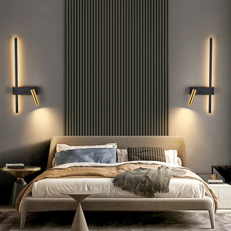 Modern Wall Lamp black and white for living room and bedroom