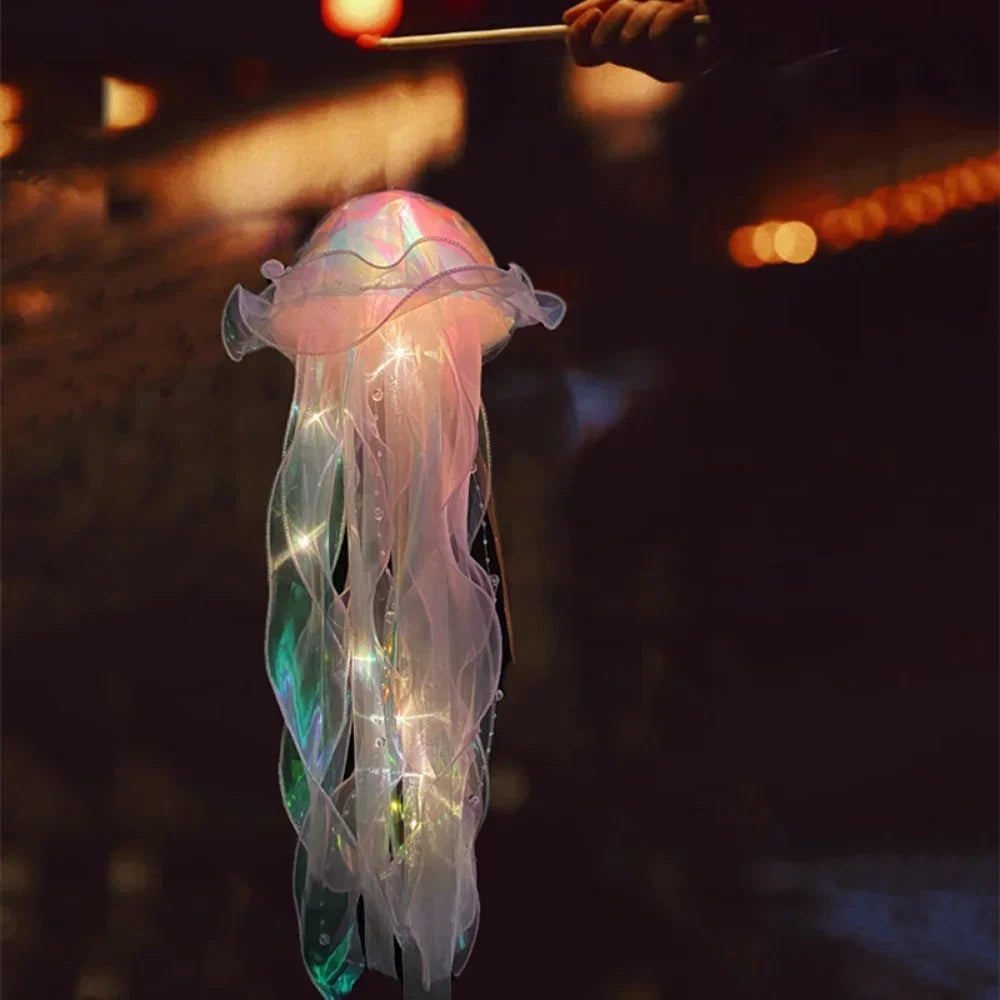 Jellyfish Lamp, Portable Flower Lamp, Bedroom Atmosphere Decoration Lamp