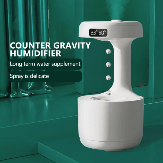 Air Humidifier Anti-Gravity Water Drop Mist Maker Fogger