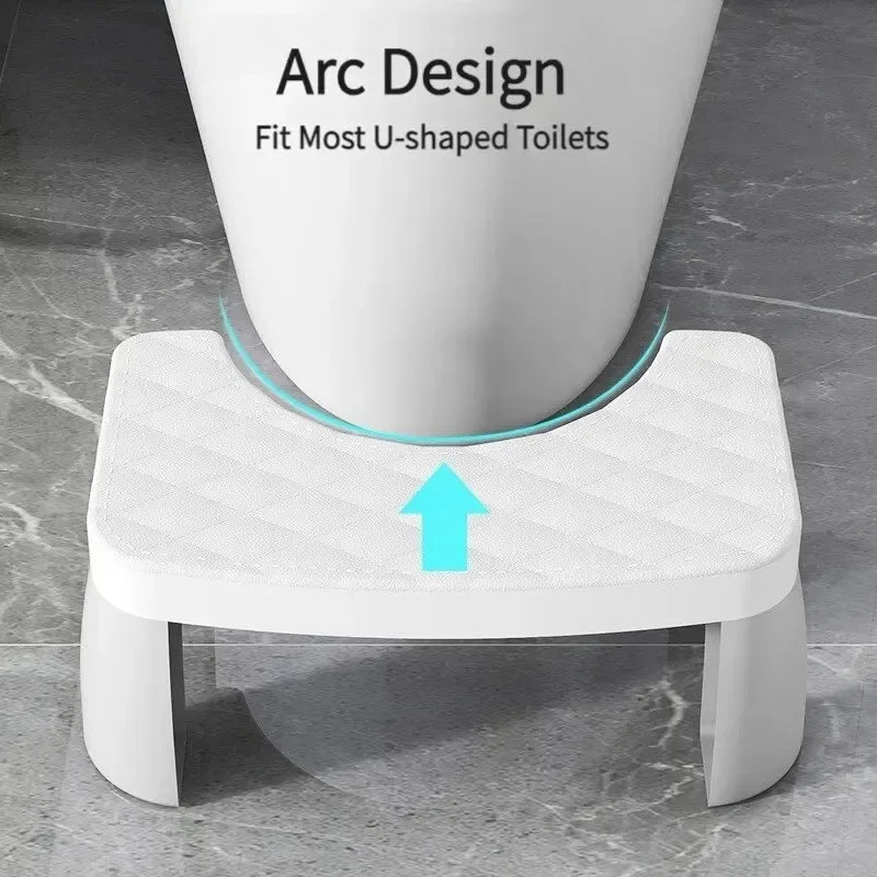 1 PCS Toilet Squat Stool Removable Non-slip Toilet Seat Stool
