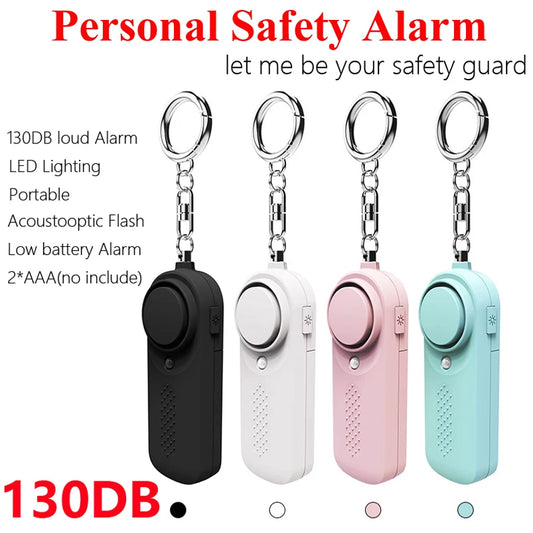 130db Protect Alert Personal Defense Siren| Anti-attack Security for Children Girl Older Women Carrying Loud Panic Alarm