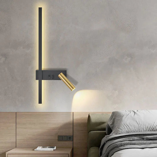 Modern Wall Lamp black and white for living room and bedroom
