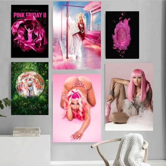 Nicki Minaj Poster Home Office Wall Bedroom Living Room Kitchen Decoration Painting