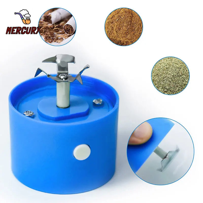 MERCURY Protable Electric Dry Herb Tobacco Grinder Multifunction Grass Crusher