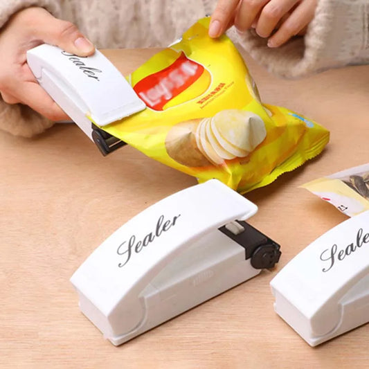 Plastic Heat Bag Sealer Food Packaging Sealing Machine| Portable Snack Bag Sealing Clip