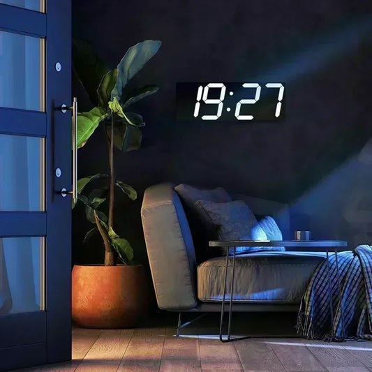 Digital Wall Clock Desk Clock Electronic Alarm Clock Modern Home Decoration