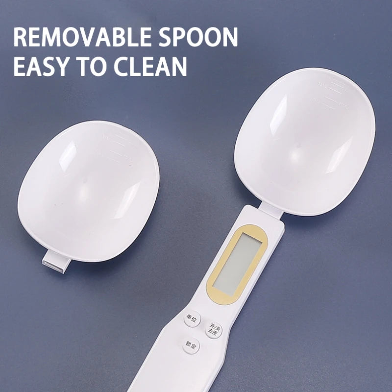 Weighing Spoon Scale Home Kitchen Tool Electronic Measuring for Coffee Food Flour Powder Baking and More