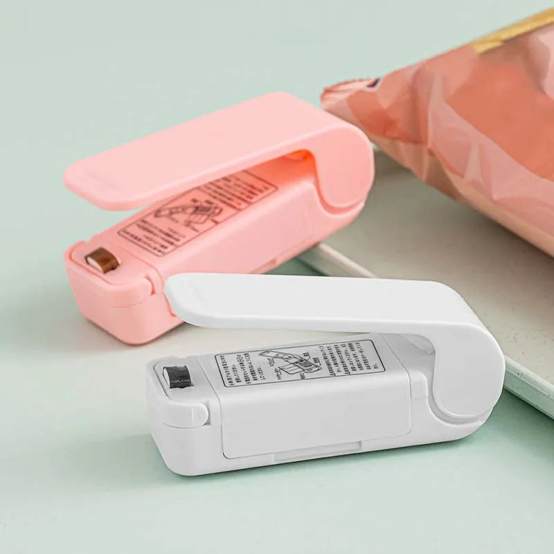 Plastic Heat Bag Sealer Food Packaging Sealing Machine| Portable Snack Bag Sealing Clip
